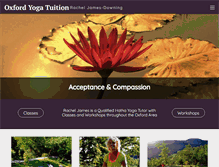 Tablet Screenshot of oxfordyogatuition.com